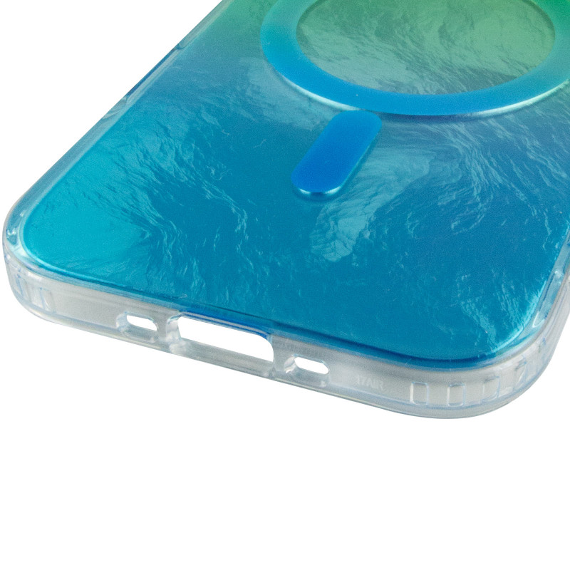 Купить Чехол TPU Shiny Mountain Magnetic Fit для Apple iPhone 17 Air (6.5") (Green / Blue) на vchehle.ua