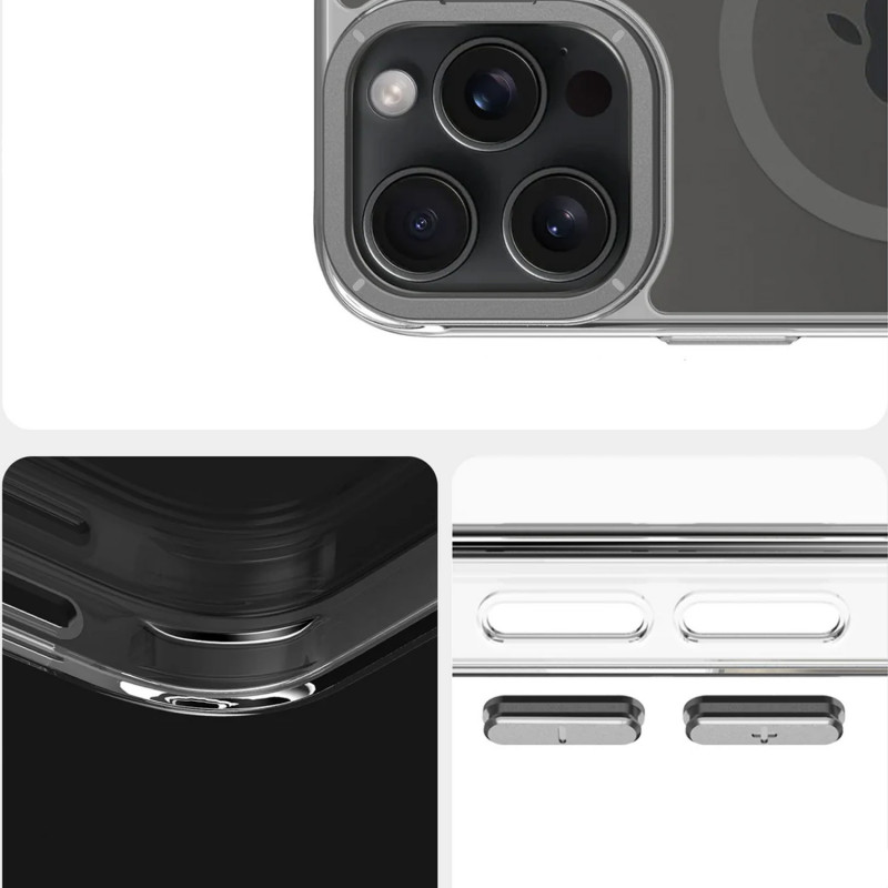 Чехол TPU Space Case Apex with Magnetic Safe для Apple iPhone 13 Pro / 14 Pro (6.1") (Grey) в магазине vchehle.ua