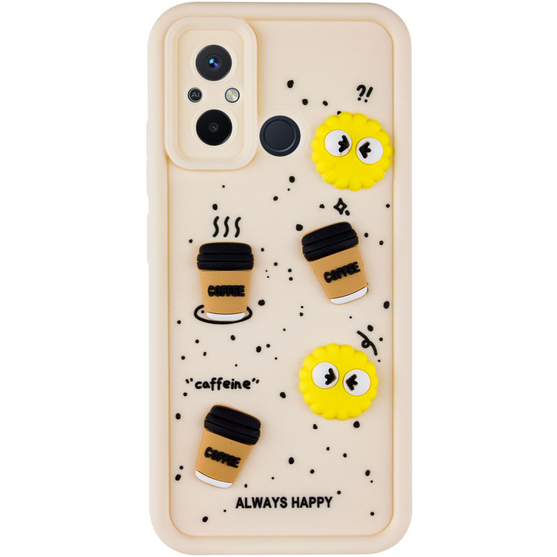 Фото Чехол TPU Toys Case для Xiaomi Redmi 12C / Poco C55 (Sand / Always Happy) на vchehle.ua