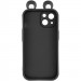 Фото Чехол TPU Toys Case with Ears для Apple iPhone 15 (6.1") (Black) в магазине vchehle.ua