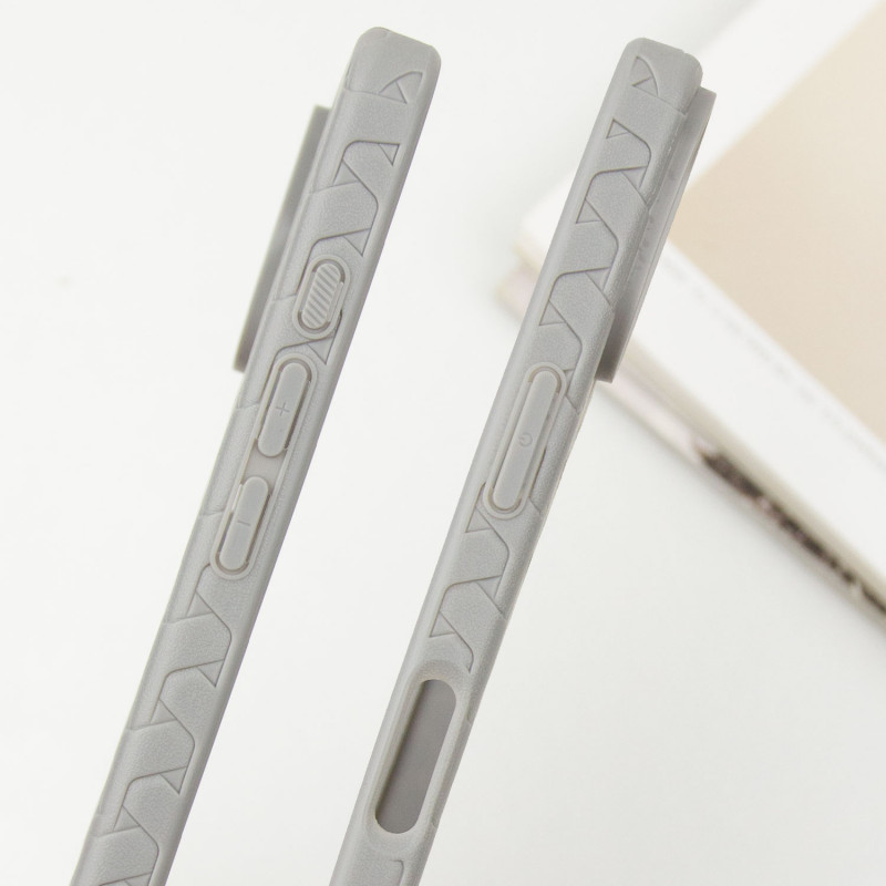 Чохол TPU Weaving на Apple iPhone 16 (6.1") (Grey) в магазині vchehle.ua