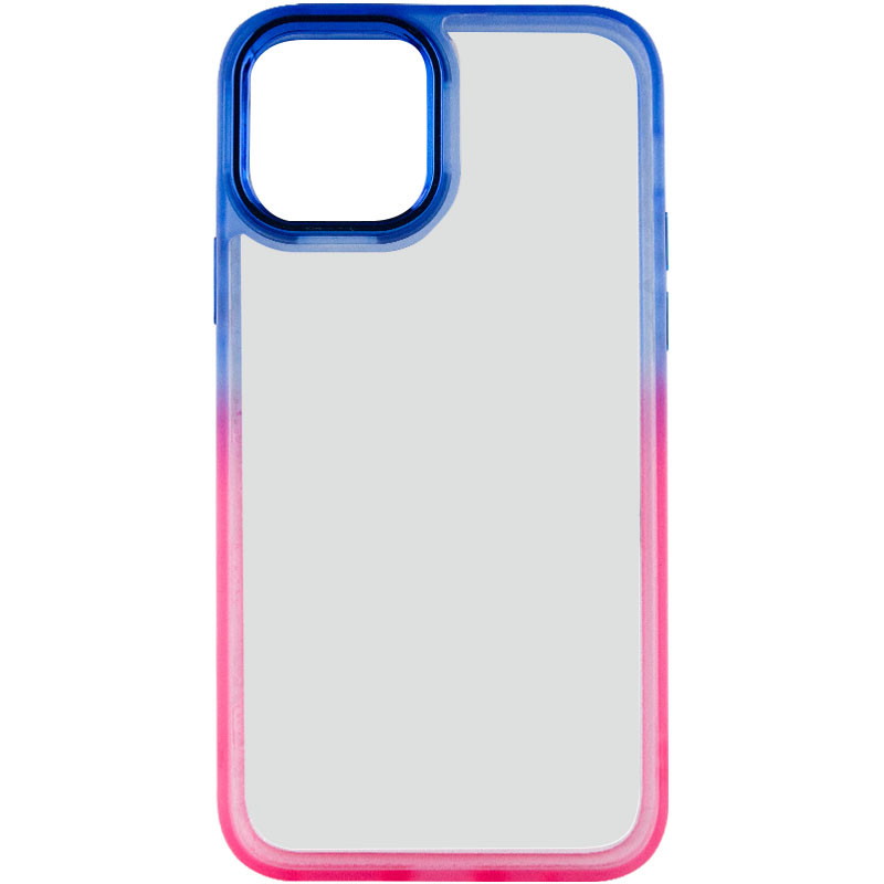 Фото Чехол TPU+PC Fresh sip series для Apple iPhone 14 (6.1") (Розовый / Синий) на vchehle.ua
