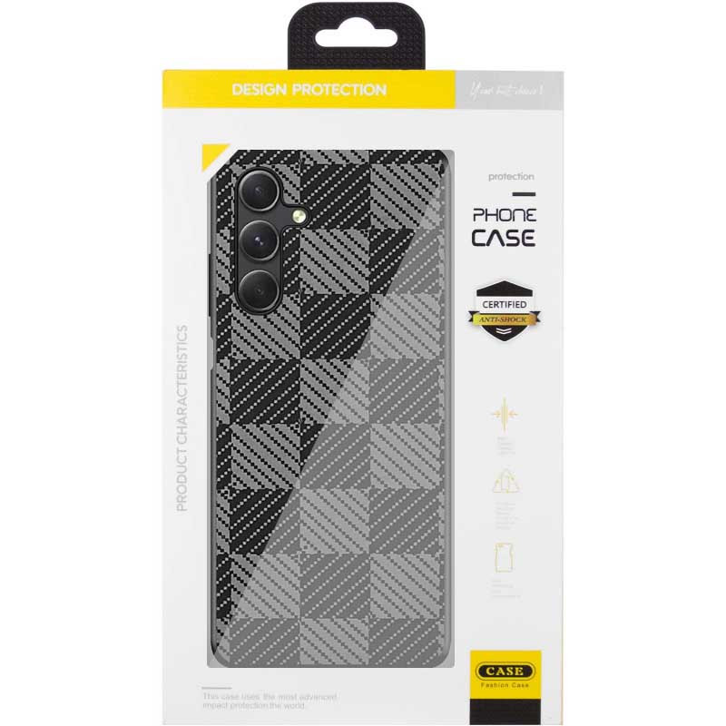Фото Чехол TPU+PC Grid для Samsung Galaxy A15 4G/5G / M15 5G (Cube) на vchehle.ua