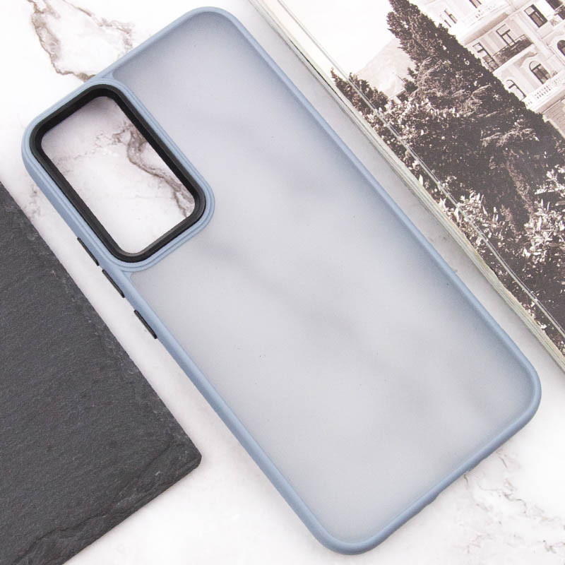 Чехол TPU+PC Lyon Frosted для Samsung Galaxy S25 Ultra (Sierra Blue) в магазине vchehle.ua
