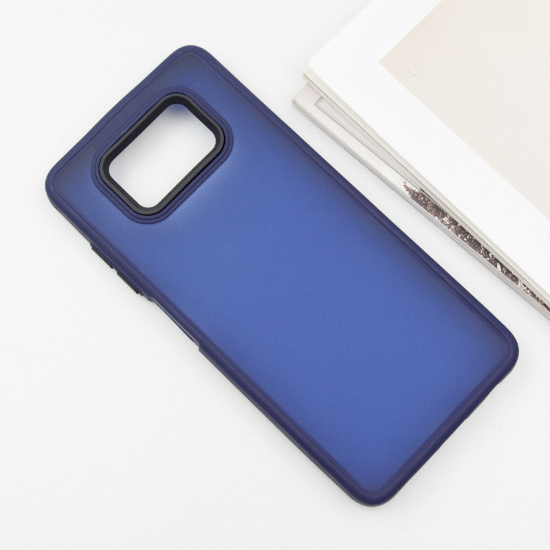 Фото Чехол TPU+PC Lyon Frosted для Xiaomi Poco X3 NFC / Poco X3 Pro (Navy Blue) на vchehle.ua