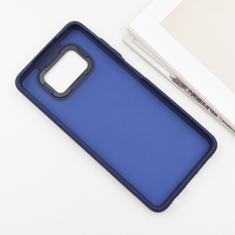 Фото Чехол TPU+PC Lyon Frosted для Xiaomi Poco X3 NFC / Poco X3 Pro (Navy Blue) в магазине vchehle.ua