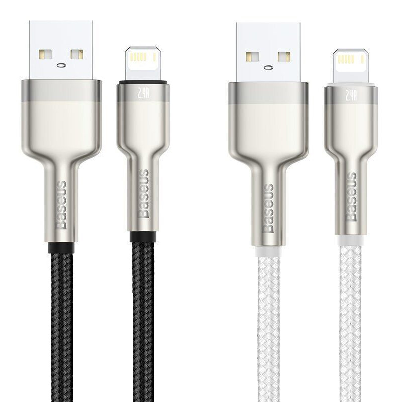 Дата кабель Baseus Cafule Metal USB to Lightning 2.4A (2m) (CALJK-B0)