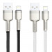 Дата кабель Baseus Cafule Metal USB to Lightning 2.4A (2m) (CALJK-B0)