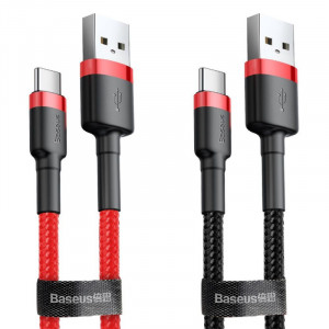 Дата кабель Baseus Cafule USB to Type-C Cable 2A (3m) (CATKLF-U)
