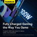 Купити Дата кабель Baseus Unbreakable Series Fast Charging Type-C to Type-C 100W 1m (P10355800111-0) (Black) на vchehle.ua