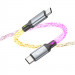 Фото Дата кабель Hoco U112 Shine Type-C to Type-C 60W (1m) (Gray) в маназині vchehle.ua