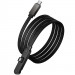Фото Дата кабель Hoco U150 Exquisite side plug and stand Type-C to Type-C 60W (1.2m) (Black) в магазине vchehle.ua