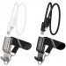 Дата кабель Hoco X126 Experto Type-C to Lightning 30W + Phone Holder & Lanyard (0.35m)