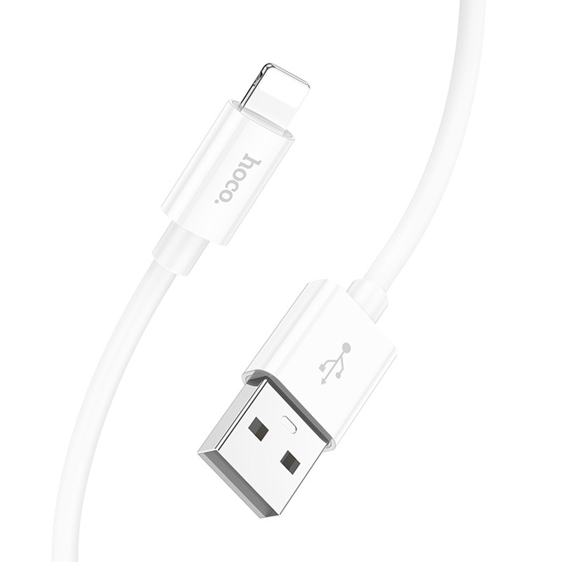 Дата кабель Hoco X87 Magic silicone USB to Lightning (1m) (White) в магазині vchehle.ua