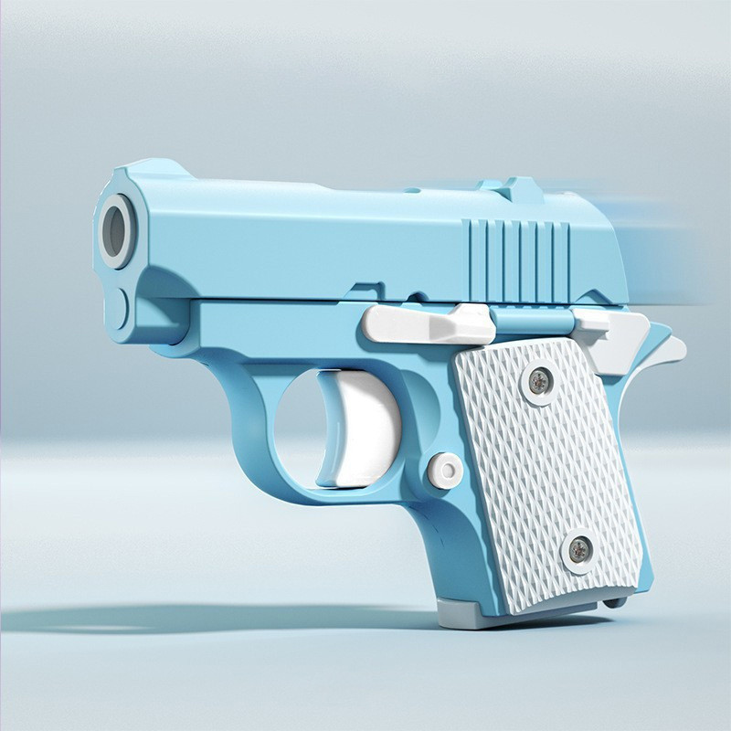 Фото Детский игрушечный пистолет-антистресс (Blue / White) на vchehle.ua
