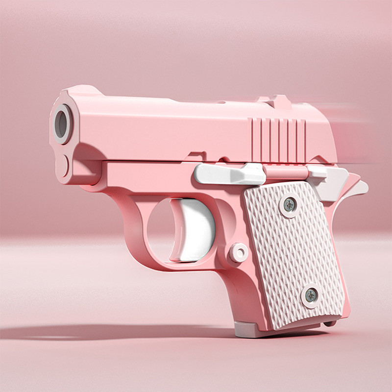 Фото Детский игрушечный пистолет-антистресс (Pink / White) в магазине vchehle.ua