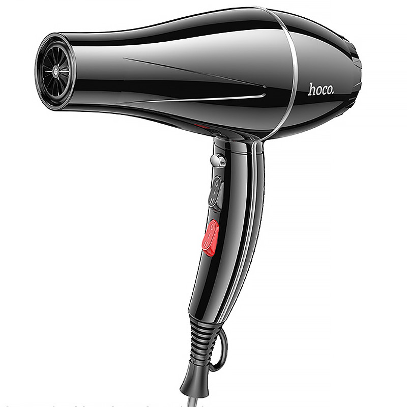 Фото Фен для волосся Hoco HP12 Hot and cold air (1450W) (Black) в маназині vchehle.ua