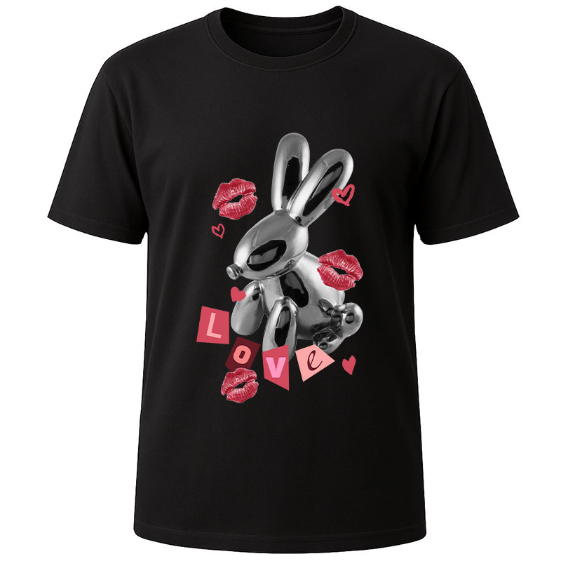 Футболка черная Bunny