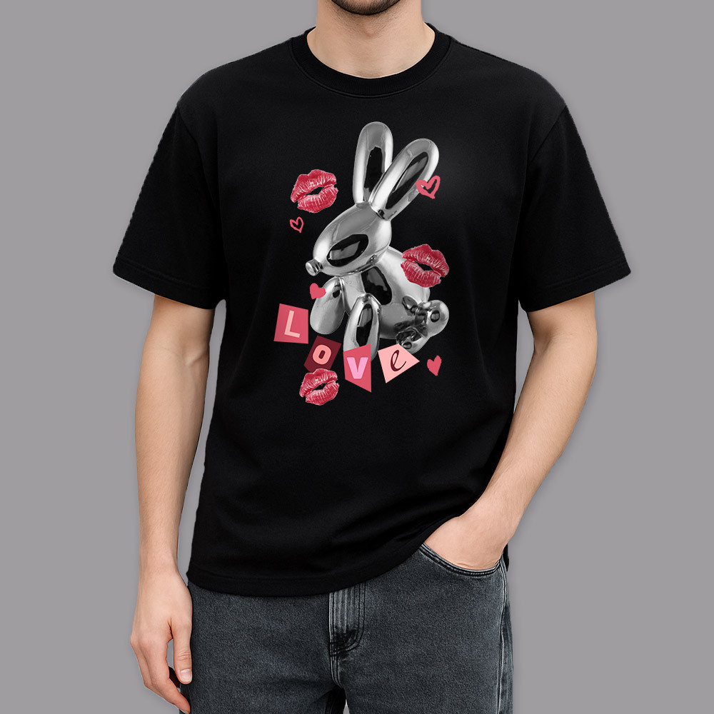 Фото Футболка черная Bunny на vchehle.ua