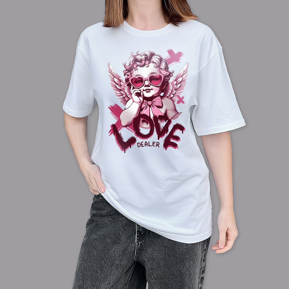 Фото Футболка белая Love angel в магазине vchehle.ua