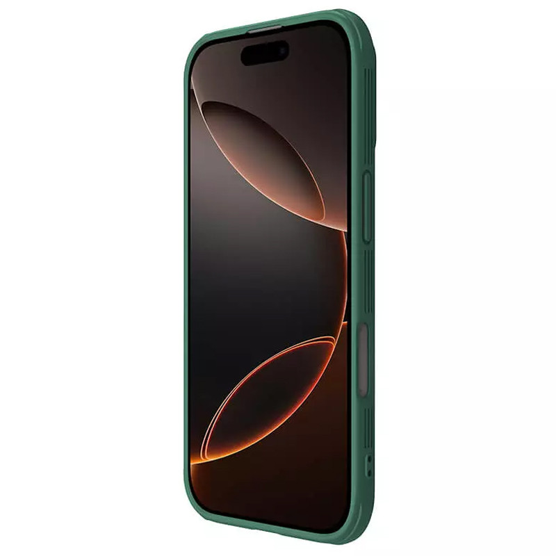 Карбоновая накладка Nillkin CamShield Pro Magnetic для Apple iPhone 16 Pro Max (6.9") (Deep Green) в магазине vchehle.ua