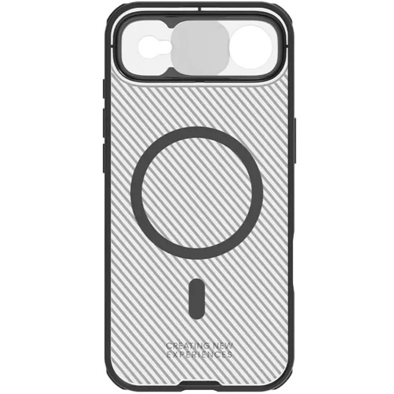 Заказать Карбоновая накладка Nillkin CamShield Pro Magnetic для Apple iPhone 17 Air (6.5") (Transparent black) на vchehle.ua