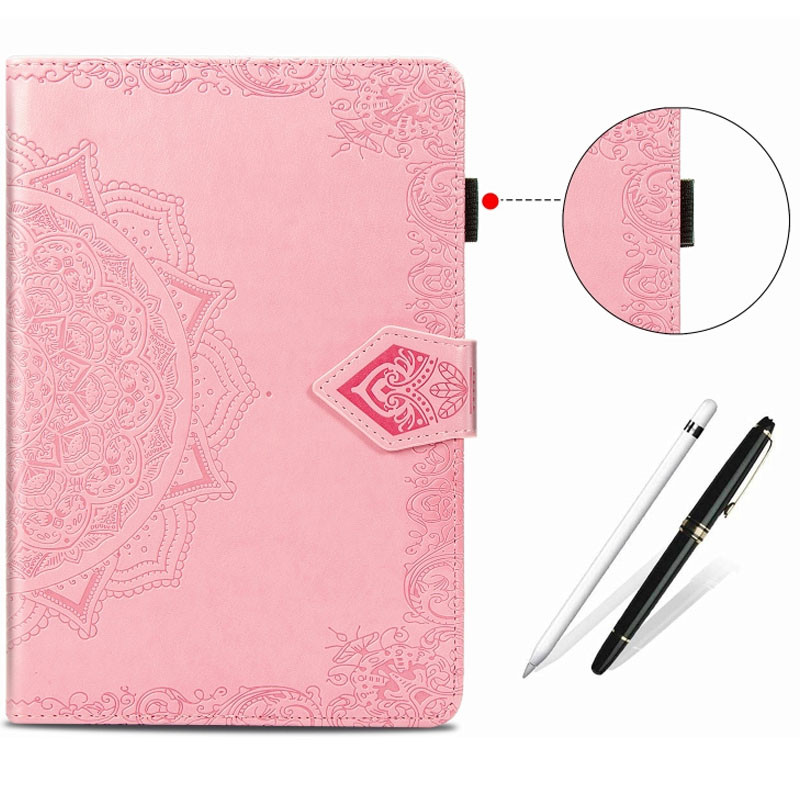 Заказать Кожаный чехол Art Case с визитницей для Samsung Galaxy Tab S7+ (Розовый) на vchehle.ua