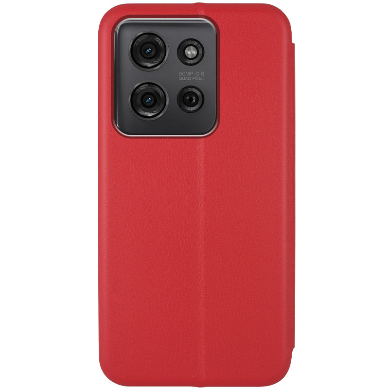 Фото Шкіряний чохол-книжка Classy на Motorola Moto G75 5G (Червоний) на vchehle.ua