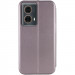 Фото Кожаный чехол-книжка Classy для Motorola Moto G85 (Серый) на vchehle.ua