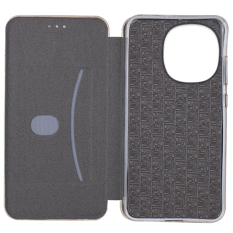 Фото Кожаный чехол-книжка Classy для TECNO Spark Go 1 (KL4) / Spark Go 2025 (Rose Gold) в магазине vchehle.ua