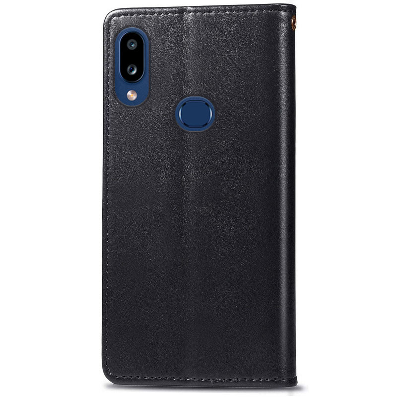 Фото Шкіряний чохол-книжка GETMAN Gallant (PU) для Samsung Galaxy A10s (Чорний) на vchehle.ua