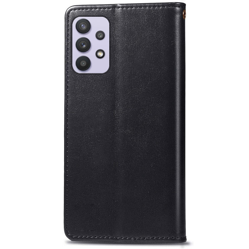 Купить Кожаный чехол-книжка GETMAN Gallant (PU) для Samsung Galaxy A13 4G (Черный) на vchehle.ua