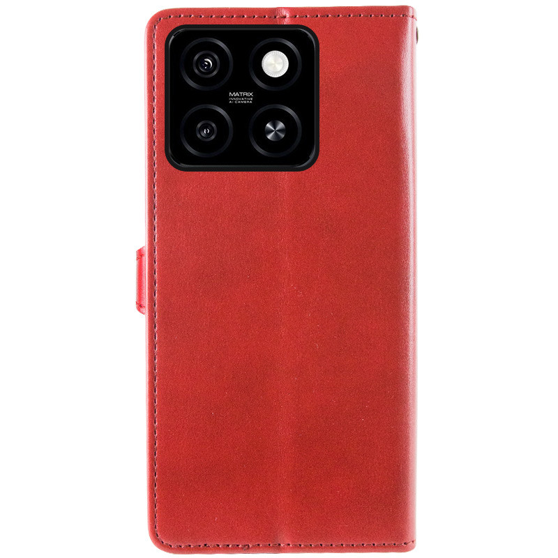 Купити Шкіряний чохол-книжка GETMAN Gallant (PU) для ZTE Blade A55 4G (Червоний) на vchehle.ua