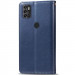 Фото Кожаный чехол-книжка GETMAN Gallant (PU) для ZTE Blade A7s (2020) (Синий) на vchehle.ua