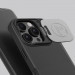 Кожаный чехол-книжка Nillkin Qin Prop Plain Camshield для Apple iPhone 16 Pro Max (6.9") (Classic Black) в магазине vchehle.ua