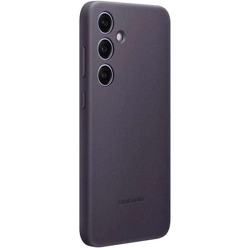 Фото Кожаный чехол Leather Case (AAA) для Samsung Galaxy S24 (Purple) на vchehle.ua