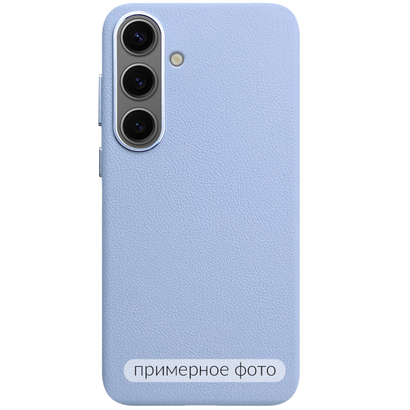 Шкіряний чохол Leather Case (AAA) на Samsung Galaxy S25 Edge (Clove Purple)