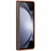 Шкіряний чохол Leather Case (AAA) на Samsung Galaxy Z Fold5 (Brown) в магазині vchehle.ua