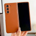 Замовити Шкіряний чохол Leather Case (AAA) на Samsung Galaxy Z Fold5 (Brown) на vchehle.ua