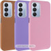 Кожаный чехол Leather Case Metal Buttons для Xiaomi Redmi Note 13 Pro 4G / Poco M6 Pro 4G