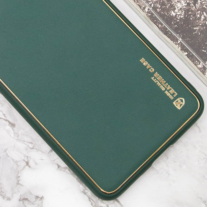 Фото Кожаный чехол Xshield для Xiaomi Poco X5 5G / Redmi Note 12 5G (Зеленый / Army green) на vchehle.ua