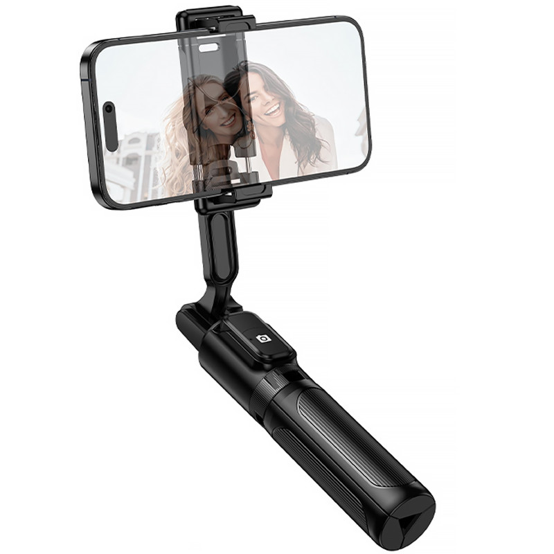 Купити Монопод для селфі Borofone BY14 mini трипод + знімний BT пульт (Black) на vchehle.ua
