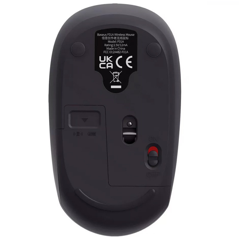 Купить Мышь беспроводная Baseus F01A  2.4G (B010555044) (Gray) на vchehle.ua