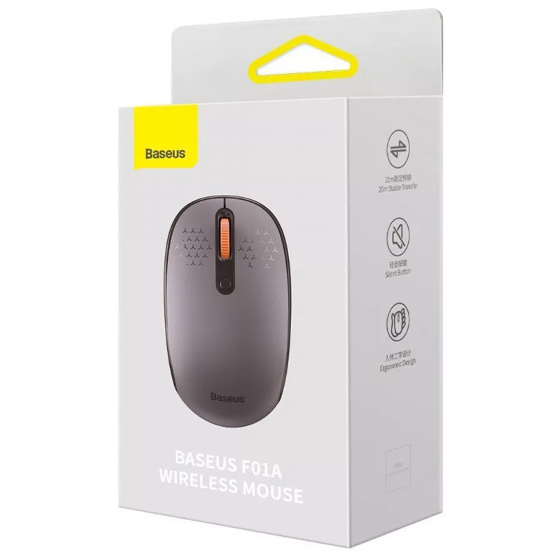 Заказать Мышь беспроводная Baseus F01A  2.4G (B010555044) (Gray) на vchehle.ua