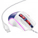 Фото Мышь проводная Hoco GM31 Overlord luminous (White / Blue) на vchehle.ua
