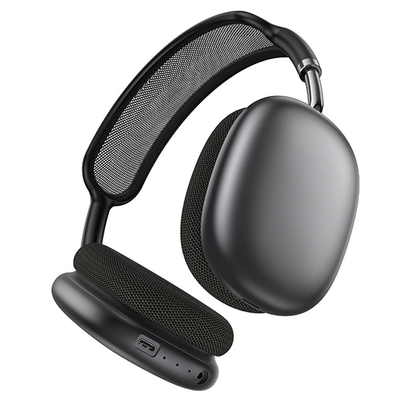 Фото Накладные беспроводные наушники Borofone BO35 Plus Adorable ANC (Deep space gray) в магазине vchehle.ua