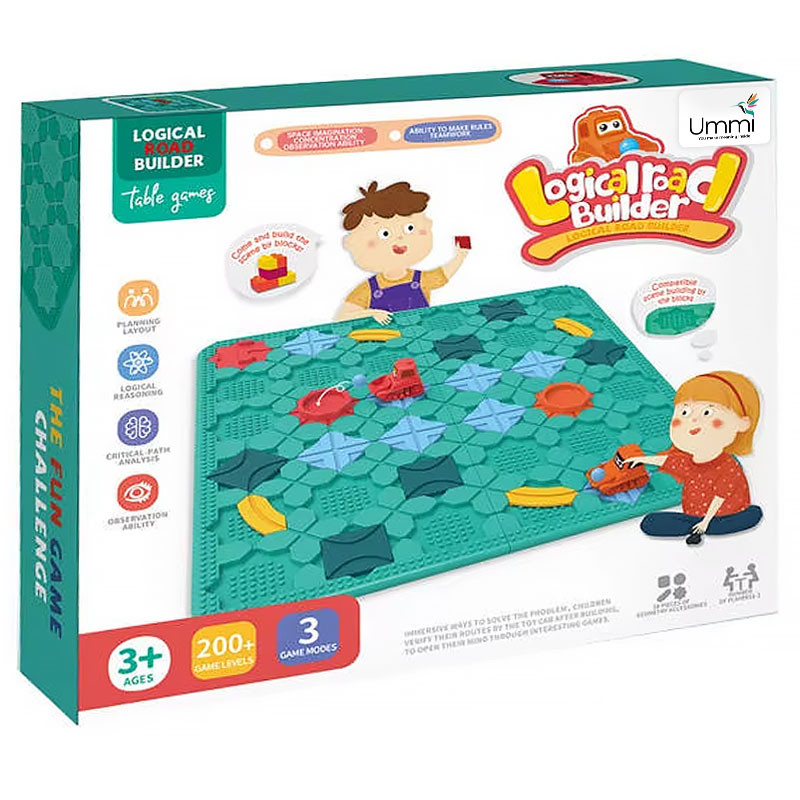 Заказать Настольная интерактивная игра Ummi BS805 Logical Road Builder (Green) на vchehle.ua