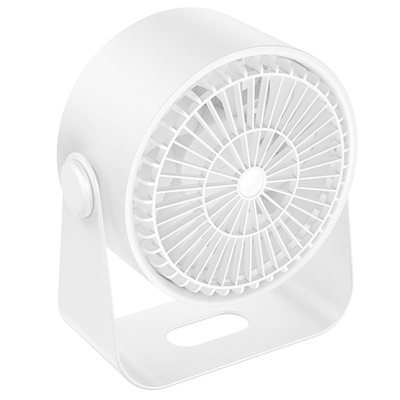 Замовити Настільний вентилятор Hoco HX66 desktop circulating fan 3000 mAh (White) на vchehle.ua