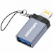 Переходник Amaya 01UL Lightning Male to USB Female USB3.0 (Grey)