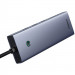 Переходник HUB Baseus UltraJoy 10-Port (Type-C to HDMI+VGA+USB3.0*3+PD+RJ45+SD/TF3+3.5mm) (80C8) (Slate Grey) в магазине vchehle.ua